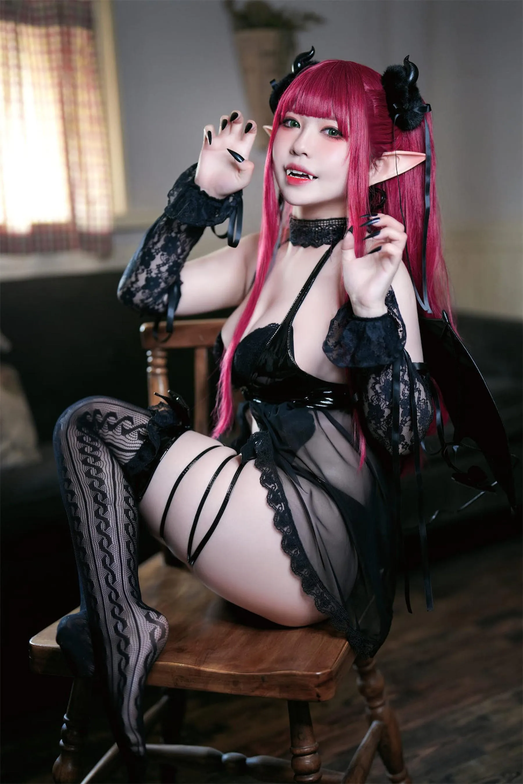 半半子 – NO.61 小恶魔利兹 [62P]插图7